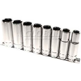 Chrome Socket 1/2"" Drive 6 Point 9/16"" Deep