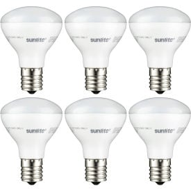 Sunlite® LED R14 Reflector Floodlight Bulb E17 Base 4W 250 Lumens 30K Warm White Pk of 6