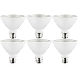 Sunlite® LED PAR30S Flood Light Bulb E26 Base 9W 800 Lumens 4000K Cool White Pack of 6