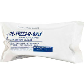 Re-Freez-R-Brix™ Cold Packs 64 oz. 9""L x 4""W x 3""H White 8/Pack