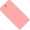 Global Industrial Shipping Tag Pre-Wired #3 3-3/4""L x 1-7/8""W Pink 1000/Pack