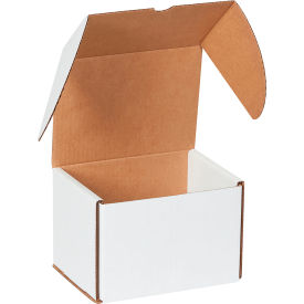 Global Industrial Corrugated DVD Mailers 7-5/8""L x 6""W x 5-7/16""H White 50/Pack
