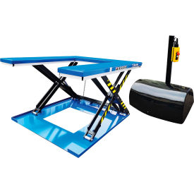 Global Industrial™ U-Shape Power Scissor Lift Table 59"" x 50"" 2200 Lb. Capacity