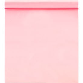 Global Industrial™ Anti Static Reclosable Poly Bags 8""W x 8""L 4 Mil Pink 1000/Pack