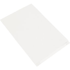 Global Industrial™ Gusseted Merchandise Bags 14""W x 3""D x 21""H White 500/Pack