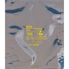 Global Industrial™ Open End Static Shielding Bags 3""W x 7""L 2.8 Mil Transparent 100/Pack