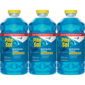 Pine-Sol® CloroxPro Multi-Surface Cleaner Concentrated Sparkling Wave 80 oz. Bottle 3/Case