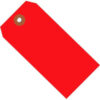 Global Industrial™ Plastic Shipping Tag #8 6-1/4""L x 3-1/8""W Red 100/Pack