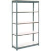 Global Industrial 5 Shelf Heavy Duty Boltless Shelving Starter 48""Wx24""Dx84""H Laminate Deck USA