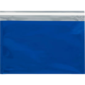 Global Industrial™ Peel & Seal Metallic Glamour Mailers 9-1/2""W x 12-3/4""L Blue 250/Pack