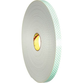 3M 4008 Double Sided Foam Tape 1"" x 36 Yds. 125 Mil Natural