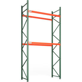 Global Industrial™ Bolted Teardrop Pallet Rack Starter 96""W x 42""D x 192""H 3230 lbs Shelf Cap