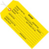 Global Industrial Inspection Tag ""Scrap"" #5 Pre-Strung 4-3/4""L x 2-3/8""W Yellow 1000/Pack