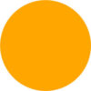 Tape Logic® 3"" Dia. Round Removable Paper Labels Fluorescent Orange Roll of 500