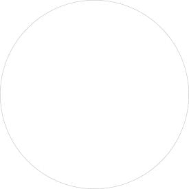 Tape Logic® 3"" Dia. Round Removable Paper Labels White Roll of 500