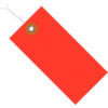 Global Industrial Tyvek® Shipping Tag Pre-Wired 4-1/4""L x 2-1/8""W Red 100/Pack