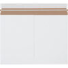 Stayflats Lite® Side Loading Peel & Seal Mailers 12-1/4""W x 9-3/4""L White 100/Pack