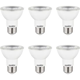 Sunlite® LED PAR20 Spotlight Bulb E26 Base 8W 500 Lumens 3000K Warm White Pack of 6