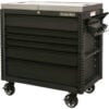 Extreme Tools EX Professional Sliding Top Tool Cart41-3/4""W x 25-3/4""DMatte Blk w/Blk Drawer Pulls