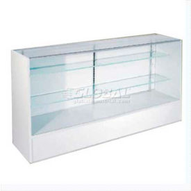 4' Full Vision Show Case White