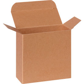 Global Industrial Reverse Tuck Folding Cartons 4-1/2""L x 1-7/8""W x 4-1/2""H Kraft 250/Pack