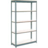 Global Industrial 5 Shelf Heavy Duty Boltless Shelving Starter 48""Wx18""Dx84""H Laminate Deck USA