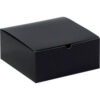 Global Industrial Gift Boxes 8""L x 8""W x 3-1/2""H Black 100/Pack