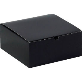 Global Industrial Gift Boxes 8""L x 8""W x 3-1/2""H Black 100/Pack