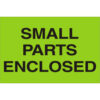 Tape Logic® Labels with ""Small Parts Enclosed"" Print 3""L x 2""W Fluorescent Green Roll of 500