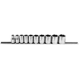 Chrome Socket 3/8"" Drive 6 Point 1"" Short