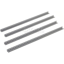 Global Industrial™ Angle Post 10'H Gray Set of 4
