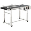 Global Industrial™ 5'L Electric Belt Conveyor 19""W Belt 27-1/2""H to 39-1/2""H 100 lb Capacity