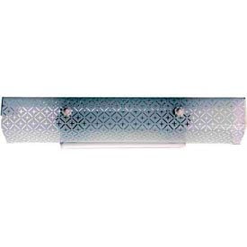 Satco 76-277 4 Light - 24"" - Vanity - w/Diamond ""U"" Channel Glass  White