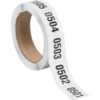 Tape Logic® Consecutive Numbered Labels 0501-1000 1-1/2""L x 1""W Black/White Roll of 500