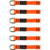 Ergodyne® 19704 Squids® 3700 5.5"" Web Tool Tails™ 2lbs Max Black Nylon 6-Pack