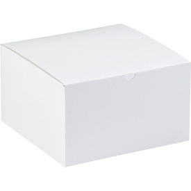 Global Industrial Gift Boxes 10""L x 10""W x 6""H White 50/Pack