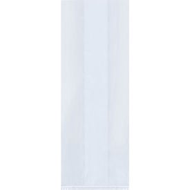 Global Industrial™ Gusseted Polypropylene Bags 8""L x 4""W x 18""H  1.5 Mil Clear 1000/Pack