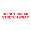 Tape Logic® Carton Sealing Tape Do Not Break Stretch Wrap 2"" x 110 Yds. Red/White
