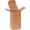 Global Industrial Reverse Tuck Folding Cartons 2""L x 2""W x 4""H Kraft 1000/Pack