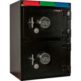 Cennox Drop Drawer Safe CS2820-FK1 20-1/4""W x 16""D x 28""H Electronic Lock - 2.05 Cu. Ft. Black