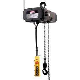 JET® TS100-010 Electric Chain Hoist 1 Ton 10' Lift 26/7 FPM 3 Phase 460V