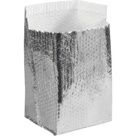 Global Industrial Cool Shield Insulated Box Liners 6""L x 6""W x 6""H Silver 25/Pack
