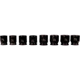 Impact Socket Set 3/4"" Drive 6 Point Short 8 Piece