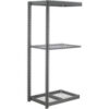 Global Industrial 3 Shelf Standard Duty Boltless Shelving Add On 48""W x 24""D x 96""H Wire Deck