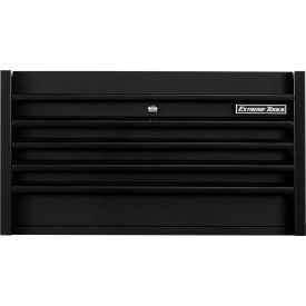 Extreme Tools DX Top Chest 4 Drawers 41""W x 25""D x 22-1/4""H Matte Black with Black Drawer Pulls