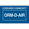 Tape Logic® ORM-D Labels ''Consumer Commodity ORM-D-AIR'' 1-3/8""L x 2-1/4""W Roll of 500