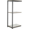 Global Industrial 3 Shelf Standard Duty Boltless Shelving Add On 48""Wx18""Dx84""H Laminate Deck