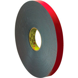 VHB™ 4646 Double Sided Foam Tape 1"" x 5 Yds. 25 Mil Gray