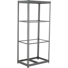 Global Industrial 4 Shelf Standard Duty Boltless Shelving Starter 36""W x 18""D x 84""H No Deck
