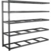 Global Industrial 5 Shelf Extra Heavy Duty Boltless Shelving Add On 96""W x 24""D x 72""H No Deck